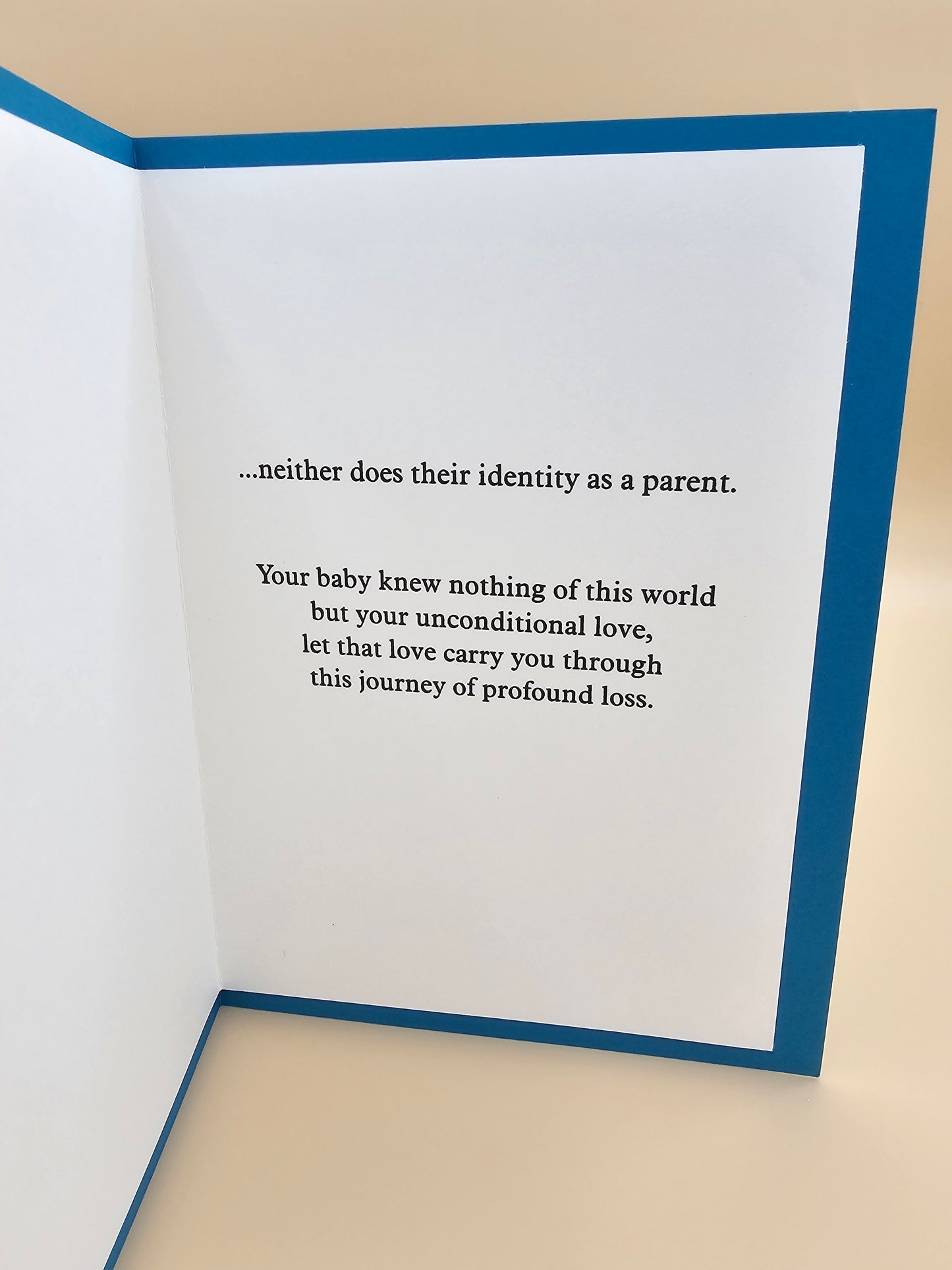 A Mother & Father's Love, Sympathy Card