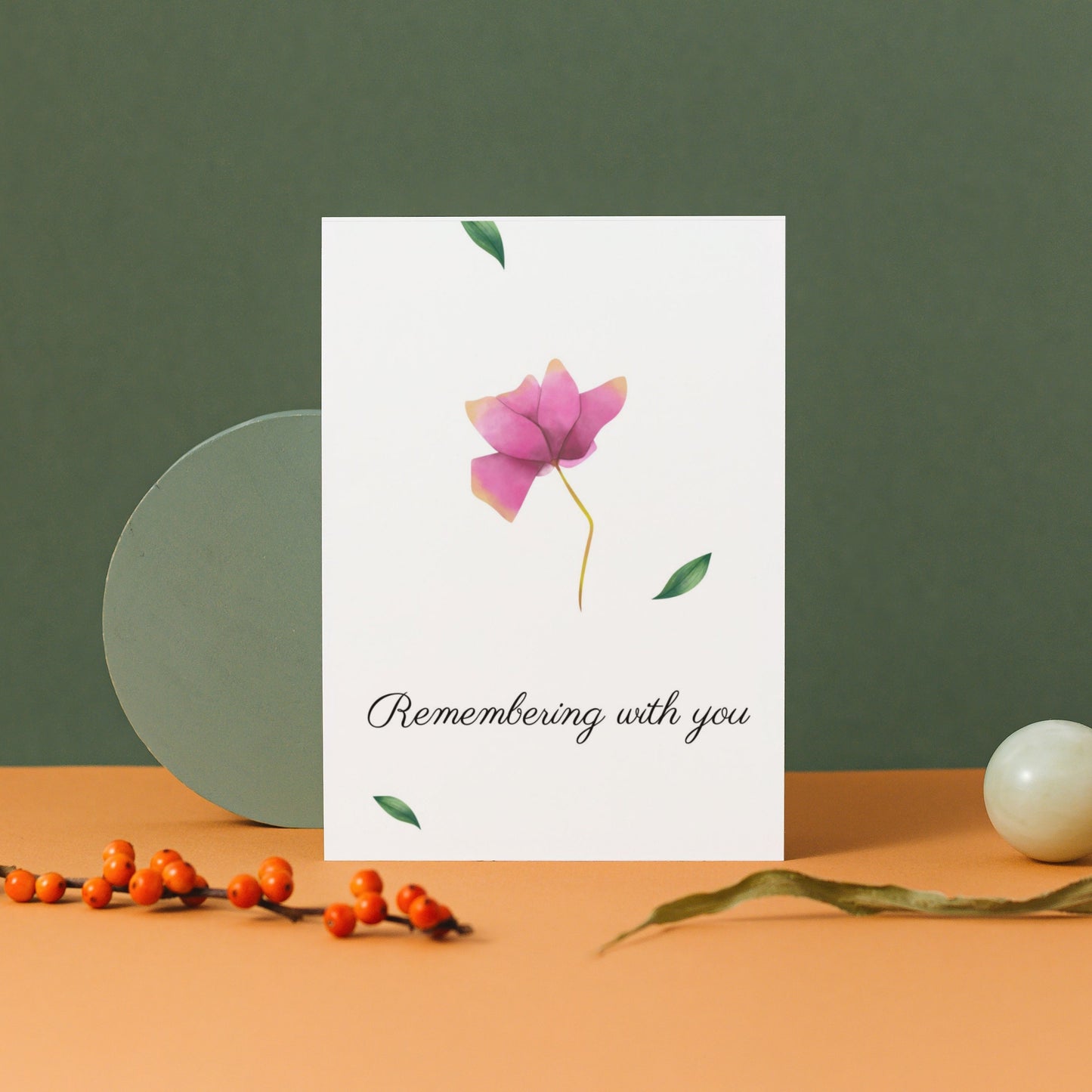 Heavenly Birthday Card Floral