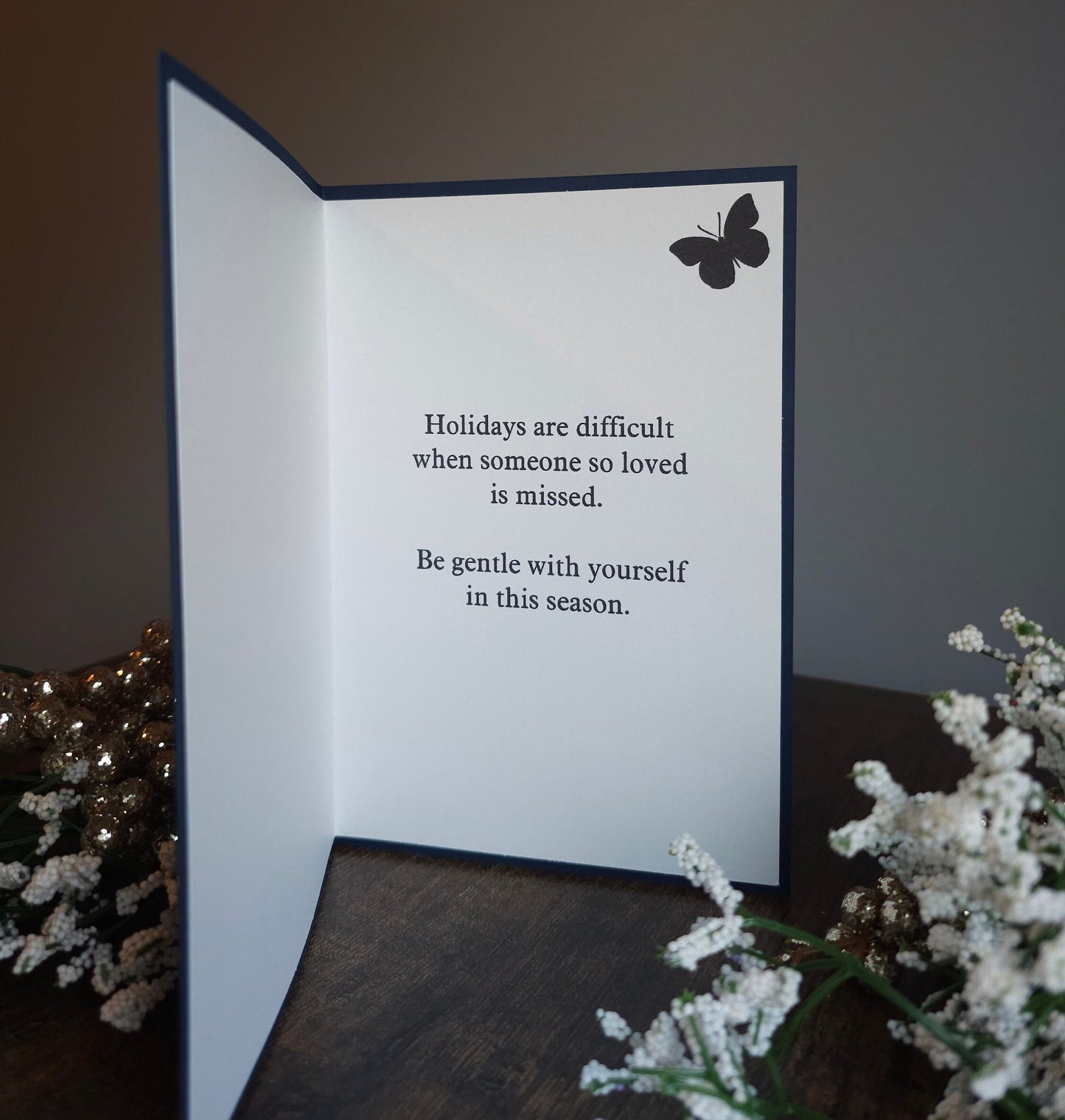 Holidays are Difficult: Christmas After Loss Card