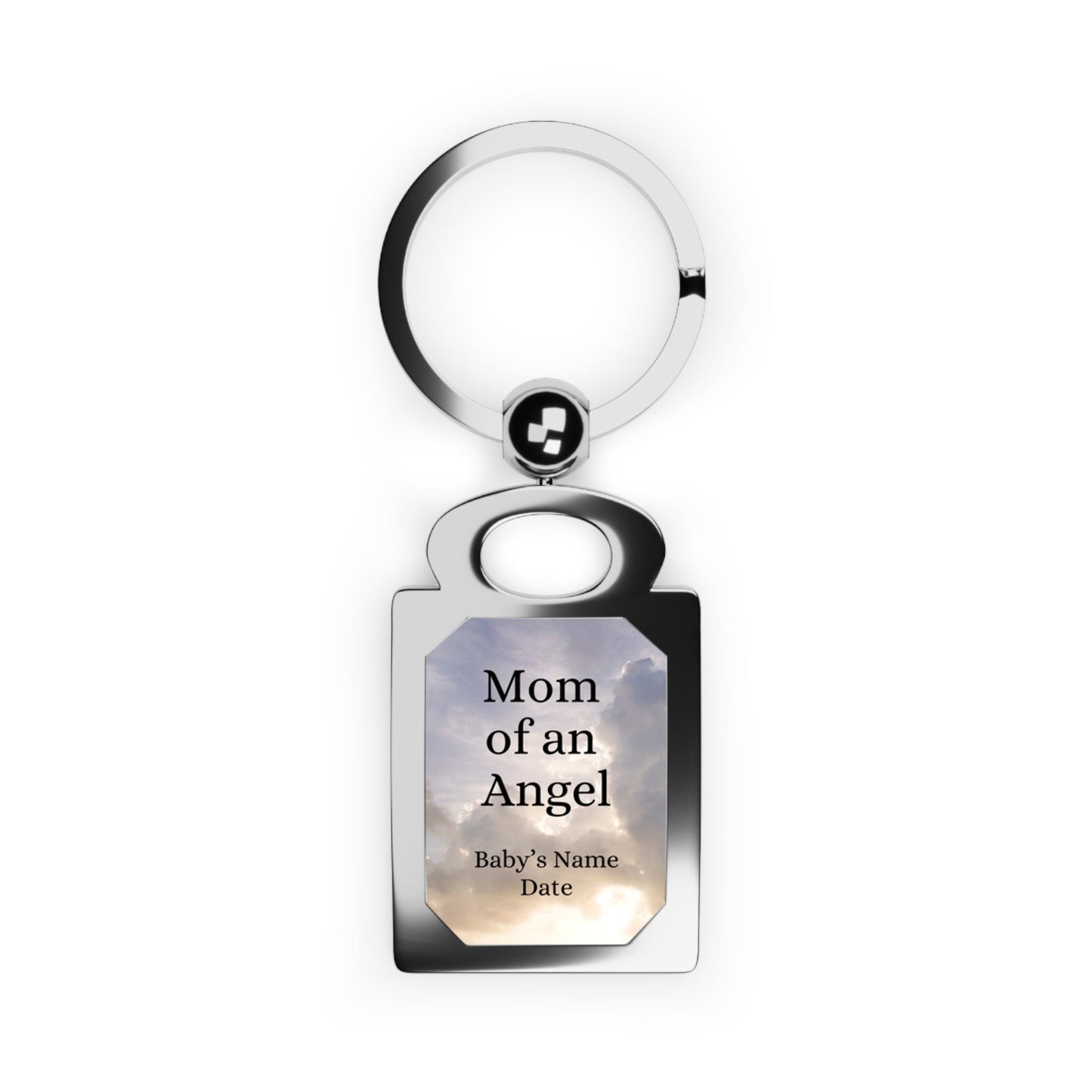 Mom of an Angel Baby Memorial Keychain